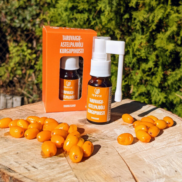 Taruvaigu-astelpajuõli kurgupihusti