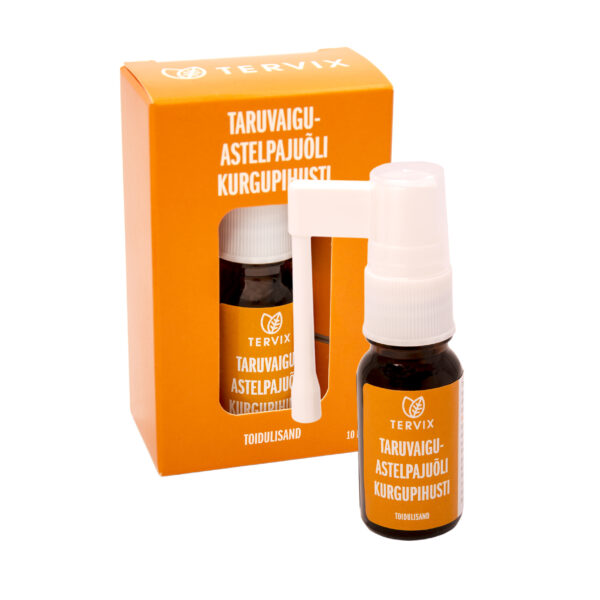 Taruvaigu-astelpajuõli kurgupihusti