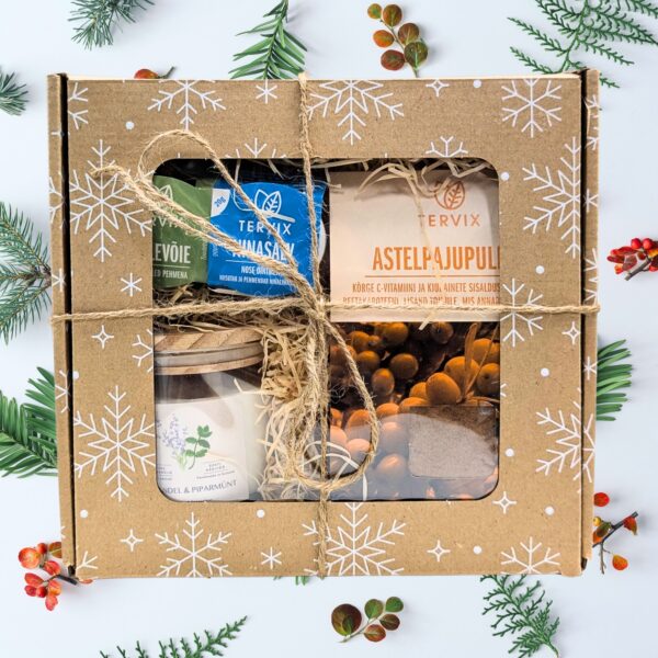 Looduslik kinkepakk Küünal Salvidega